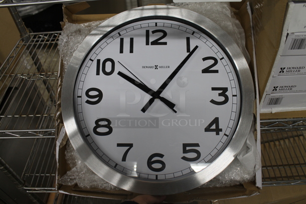 7 BRAND NEW SCRATCH AND DENT! Spokane 625-450 Metal Clocks. 7 Times Your Bid! - Image 1 of 5