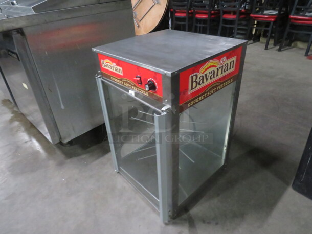 One Bavarian Gourmet Pretzel Warming Cabinet. Model# OOJJ825. 120 Volt. 19X20X30 - Image 2 of 2