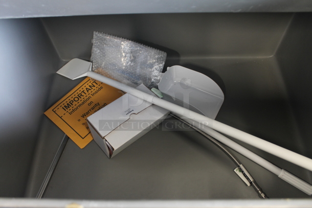 BRAND NEW! 2022 Scotsman FS1522A-32B Stainless Steel Commercial Ice Machine Head on 2021 Scotsman B842S Stainless Steel Commercial Ice Bin. 208-230 Volts, 1 Phase. - Image 5 of 11