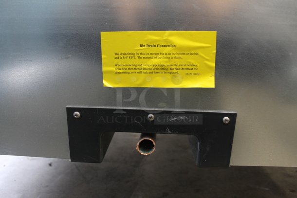 BRAND NEW! 2022 Scotsman FS1522A-32B Stainless Steel Commercial Ice Machine Head on 2021 Scotsman B842S Stainless Steel Commercial Ice Bin. 208-230 Volts, 1 Phase. - Image 11 of 11