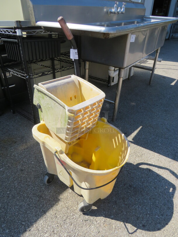 One Mop Bucket And Wringer. - Image 1 of 1