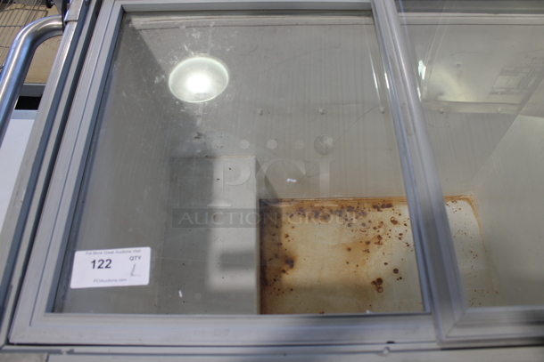 Metal Commercial Ice Cream Cart on 2 Wheels. Tested and Powers On But Does Not Get Cold - Image 3 of 4