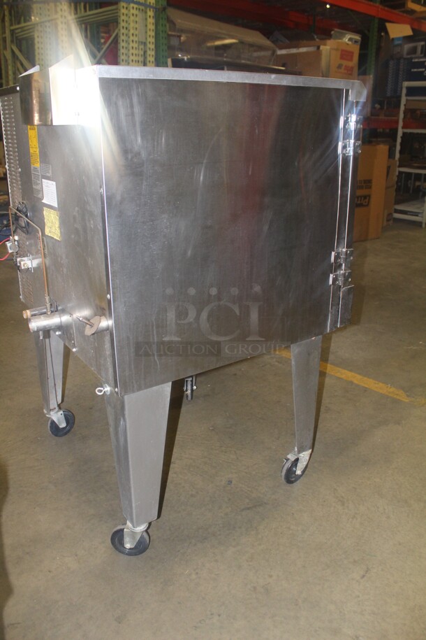 WOW! Southbend Model CG/12 SC Commercial Stainless Steel Natural Gas Combi Oven/Steamer On Legs On Casters. 38x34.5x58. Working When Pulled! - Image 7 of 9