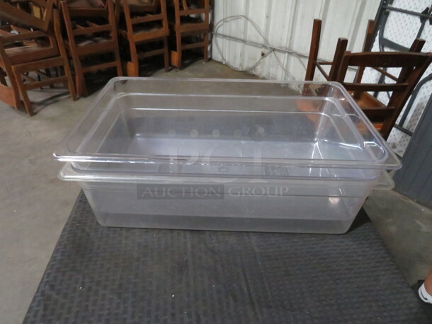 Full Size 6 Inch Deep Food Storage Container. 2XBID - Image 1 of 1