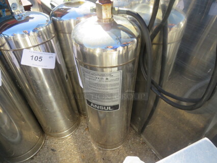 One Ansul Tank. #R-102. NO SHIPPING!!!