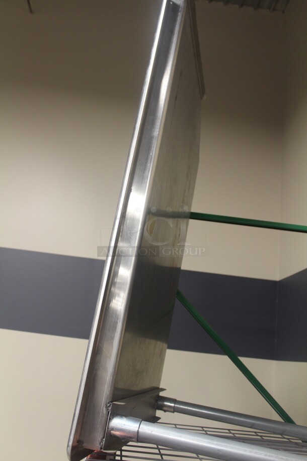 NEW! Eagle Model CDTL-48-16/3 Commercial Stainless Steel Left Side Dish Table. 48x30x46 - Image 4 of 4