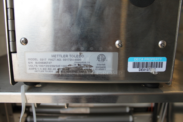 Mettler Toledo 0317 Stainless Steel Labeler. 115/240 Volts, 1 Phase.  - Image 5 of 6