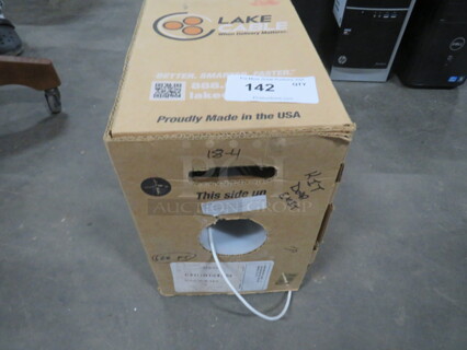 One Opened Box Of Lake Cable. #18-4C STR