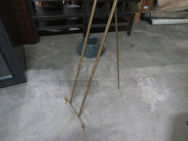 One 15X56 Gold Easel. - Image 2 of 2