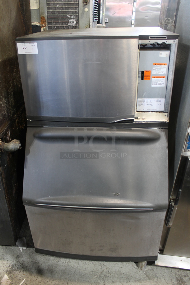 Manitowoc SY0304A Stainless Steel Commercial Ice Head on Commercial Ice Bin. 115 Volts, 1 Phase. - Image 1 of 8