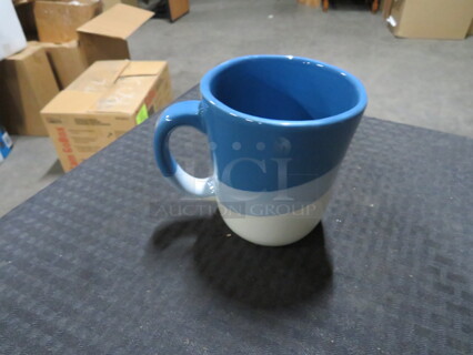 AT HOME Blue Coffee Cup. 11XBID