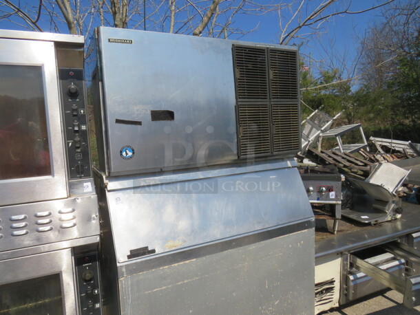 One Hoshizaki Ice Maker And Bin. Model# KM-1301SAH. 208/230 Volt. Unable To Test. 48X34X79 - Image 1 of 3