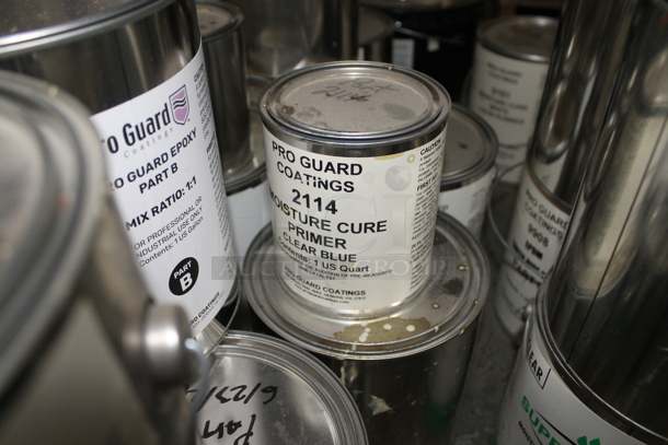 ALL ONE MONEY! Lot of Various Buckets Including EPDM Rubber Sealant Part B, Pro Guard Epoxy and Clear Blue Part B. BUYER MUST REMOVE. - Image 5 of 5