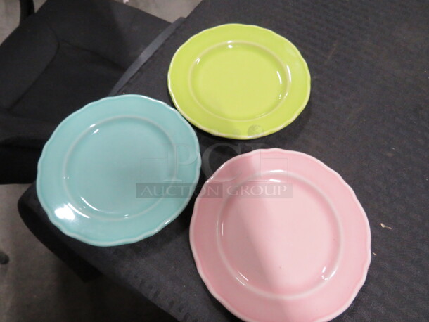 6.5 Inch Assorted Color Plate. 11XBID - Image 1 of 1