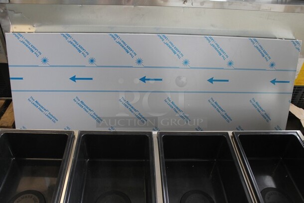 BRAND NEW SCRATCH AND DENT! Vollrath 38118 Commercial Stainless Steel ServeWell Electric Powered 4 Well Steam Table. 208-240 Volts.  - Image 7 of 9