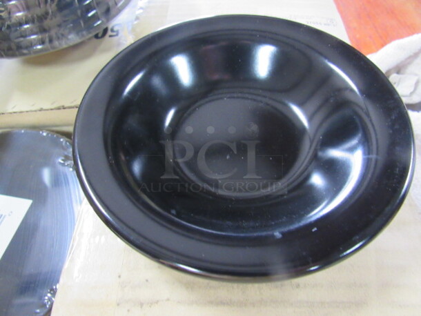 NEW GET Black 13oz Melamine Bowl. #B-139. 12XBID