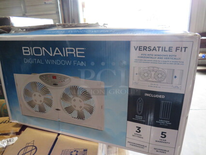 One Bionaire Digital Window Fan.