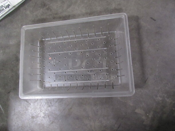 One Cambro Perforated Food Storage Container. 18X26X5.5