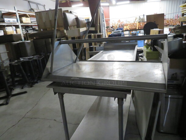 One Stainless Steel Over Shelf. 44X31.5X14 - Image 1 of 2