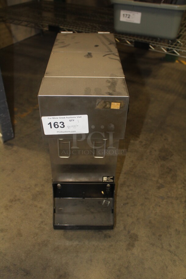 NICE! Karma Model 830 Commercial Stainless Steel Tea Master Iced Tea Dispenser. 8x19x16. 120V/60Hz. Working When Pulled!