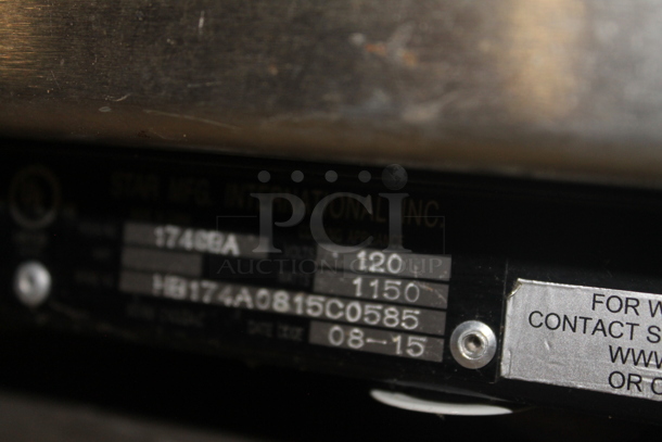 Star 174CBA Stainless Steel Commercial Countertop Conveyor Hot Dog Toaster Oven. 120 Volts, 1 Phase. Tested and Working! - Image 9 of 9