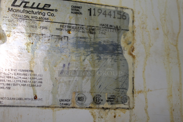 True TWT-27F Stainless Steel Commercial Single Door Work Top Freezer w/ Back Splash. 115 Volts, 1 Phase. Tested and Powers On But Does Not Get Cold - Image 6 of 6