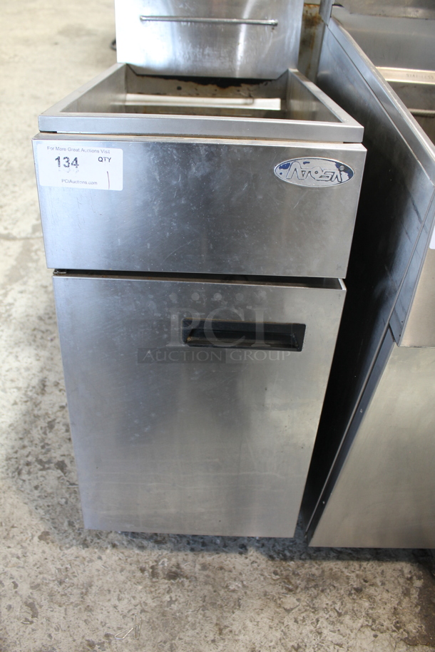 Atosa Stainless Steel Commercial Floor Style Natural Gas Powered Deep Fat Fryer. - Image 4 of 6