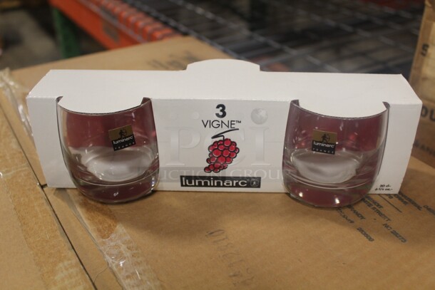 NEW IN Box! 19 Packs (3 Each Pack)  Luminarc 6.75 Glasses/Candle Holders.  57x Your Bid!  - Image 2 of 3