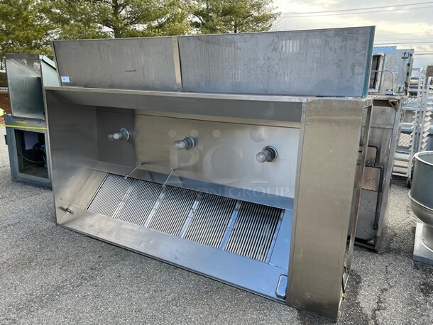 9' CaptiveAire Model 5424 ND-2 SELF CONTAINED Stainless Steel Commercial Grease Hood w/ Make Up Air Vent. 108x71x25 - Image 5 of 11