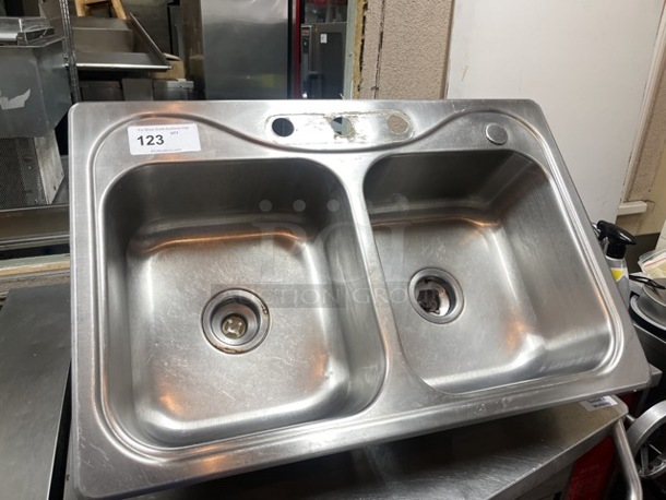 Double Bowl Commercial Kitchen Sink