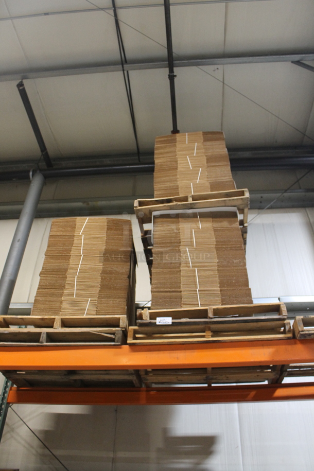 ALL ONE MONEY! THREE PALLET LOT of BRAND NEW Cardboard Boxes and Four Extra Pallets. BUYER MUST REMOVE. - Image 2 of 3