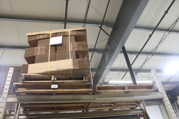 ALL ONE MONEY! PALLET LOT of BRAND NEW Cardboard Boxes and Four Extra Pallets. BUYER MUST REMOVE. - Image 2 of 3