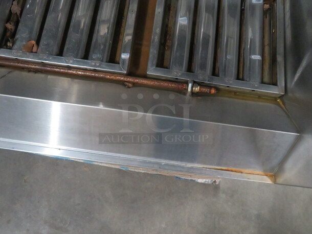 One Stainless Steel Hood With Lights, Filters, And Piping. 50X60X32 - Image 3 of 4