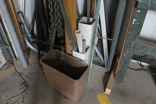 ALL ONE MONEY! Lot of Various Items Including Metal Pieces and Chain. BUYER MUST REMOVE. - Image 2 of 5