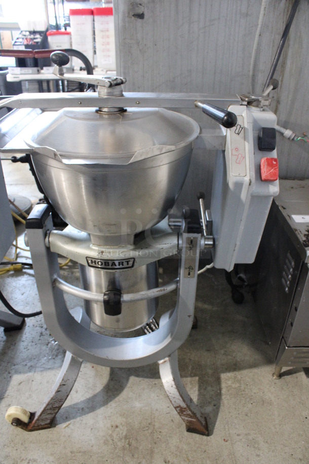 Hobart Model HCM-300 Metal Commercial Floor Style Horizontal Cutter Mixer w/ S Blade. 380-415 Volts, 3 Phase. 29x23x45