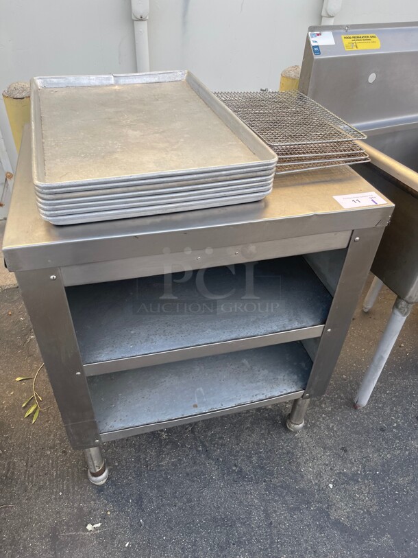 Clean! Stainless Steel Commercial Table NSF 30x24x36 - Image 5 of 8