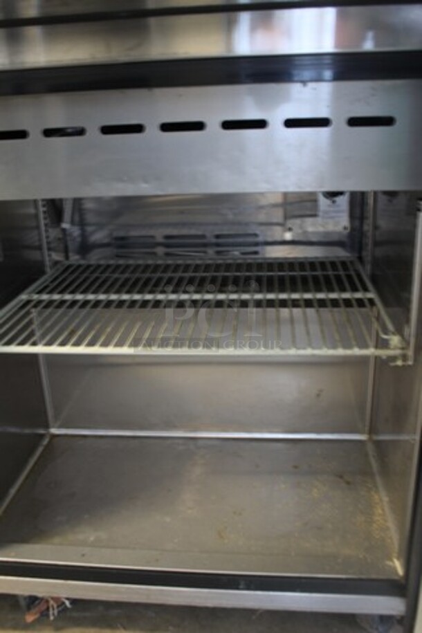 Turbo Air MST-28-12 Stainless Steel Commercial Sandwich Salad Prep Table Bain Marie Mega Top on Commercial Casters. 115 Volts, 1 Phase. Tested and Working! - Image 3 of 5