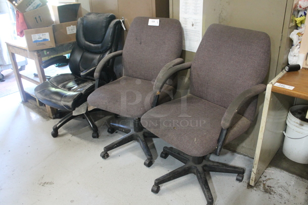 3 Various Office Chairs on Casters. 3 Times Your Bid! - Image 2 of 6