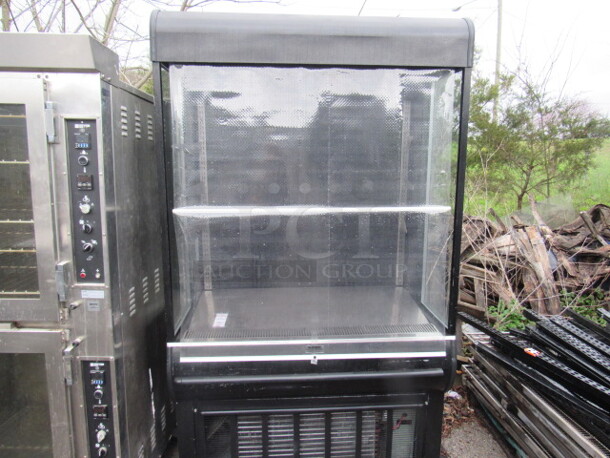 One Masterbilt Refrigerated Grab N Go With Cold Shield. Model# QMVM-48. 115  Volt. 48X32X82