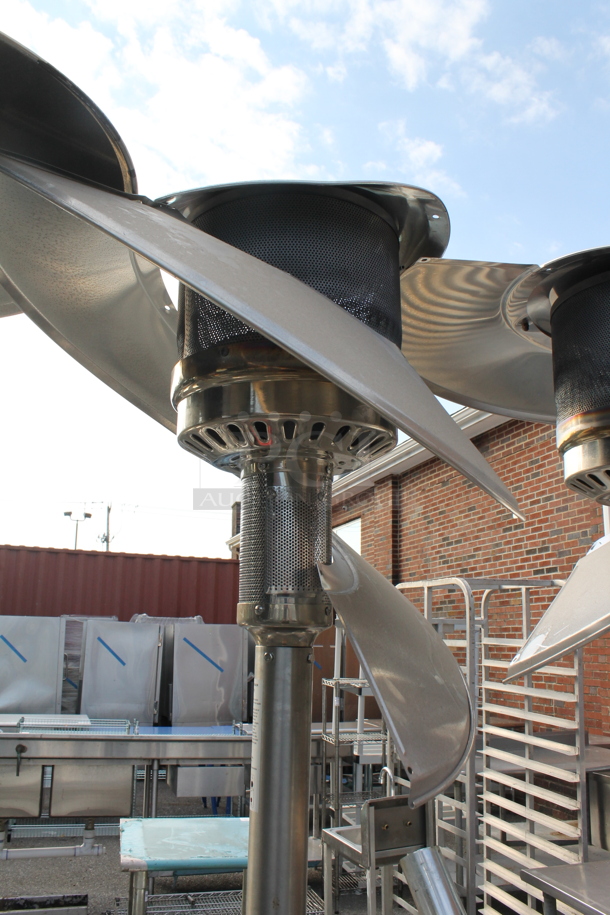 NCZH-G-KMZMSS Metal Floor Style Propane Gas Patio Heater. 48,000 BTU. - Image 2 of 7