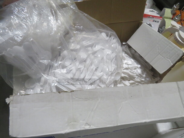 One Open Case Of White Taster Spoon. #RTS3000. 3,000 ct. - Image 2 of 3
