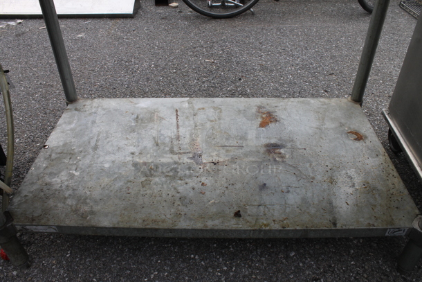 Stainless Steel Table w/ Metal Under Shelf. - Image 3 of 5