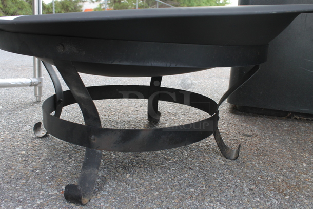 Black Metal Fire Pit. - Image 2 of 3