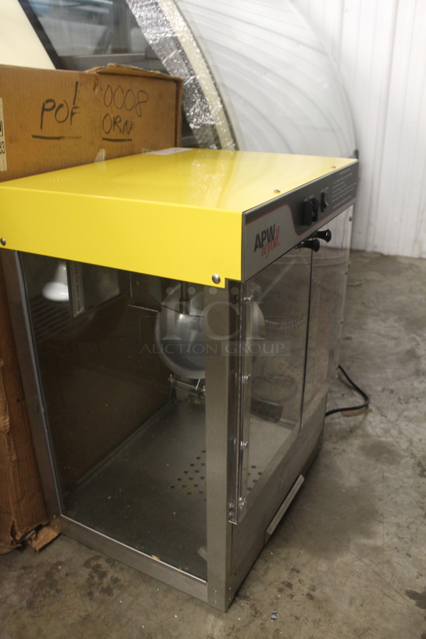 APW Wyott MPC-1A Stainless Steel Commercial Countertop Popcorn Machine and Merchandiser. 120 Volts, 1 Phase. Cannot Test - Unit Trips Breaker - Image 2 of 5