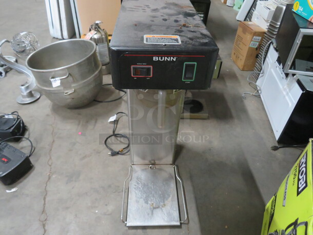 One Bunn Tea Brewer With Filter Basket. 120 Volt. Model# TB3. 12X22X34