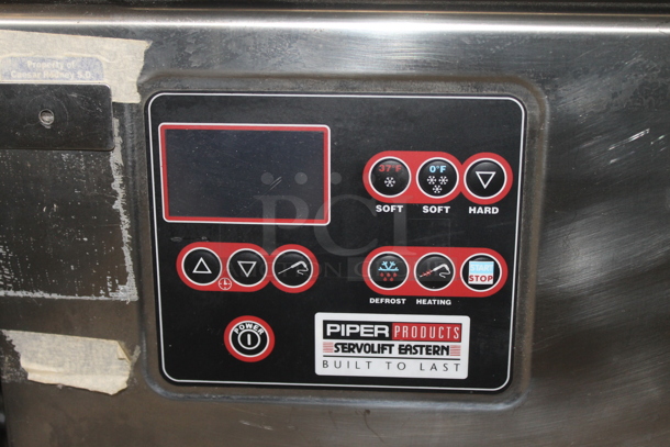 2011 Piper Products Servolift Eastern RCM054S Stainless Steel Commercial Floor Style Single Door Undercounter Blast Chiller w/ Probe on Commercial Casters. 208-240 Volts, 1 Phase. - Image 4 of 7