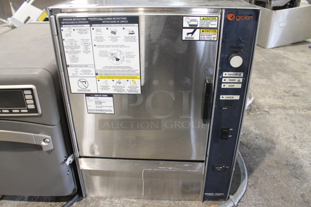 Groen Stainless Steel Commercial Electric Powered Single Compartment Steam Cabinet. 230 Volts.  - Image 2 of 7