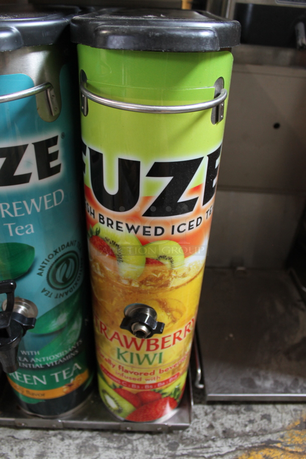 Bunn Stainless Steel Commercial Countertop Iced Tea Machine w/ Poly Brew Basket and 2 Beverage Holder Dispensers. - Image 6 of 7