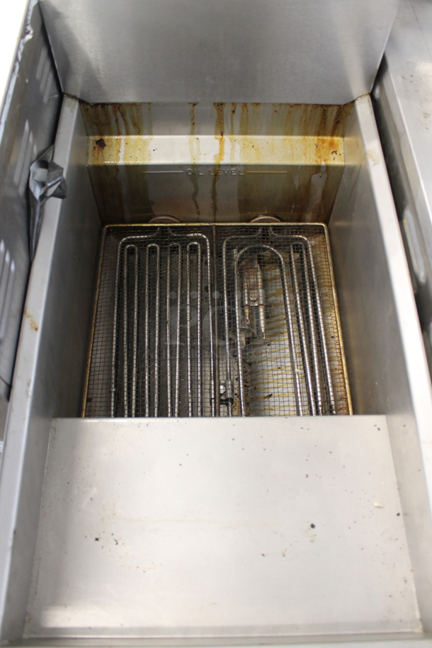 Imperial IFS-40-E Stainless Steel Commercial Electric Powered Deep Fat Fryer. 208 Volts, 3 Phase.  - Image 2 of 5
