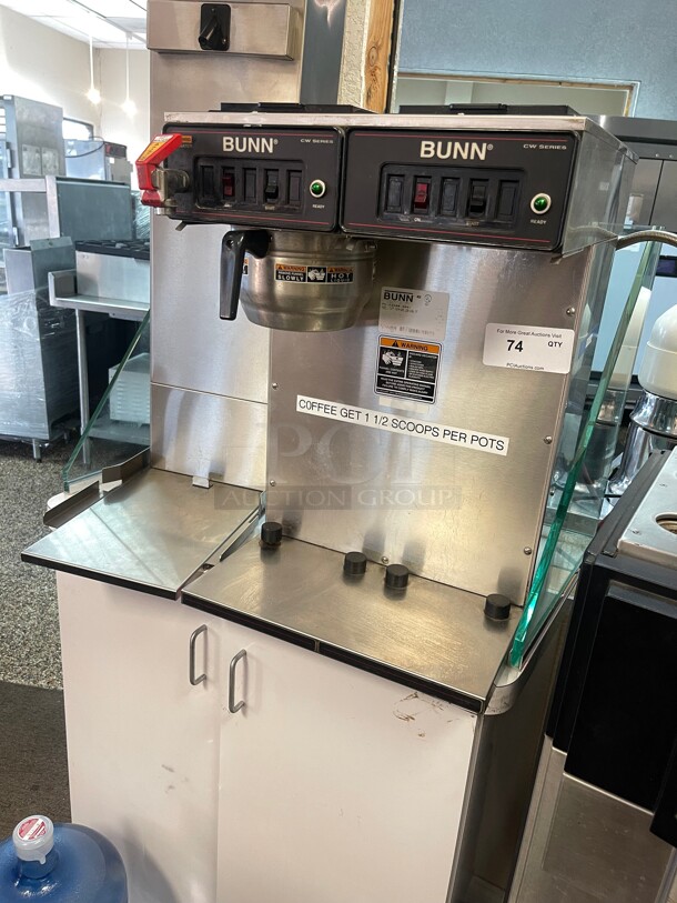 Nice! Bunn Commercial Coffee Machine 120/220 volt NSF Tested and Working!